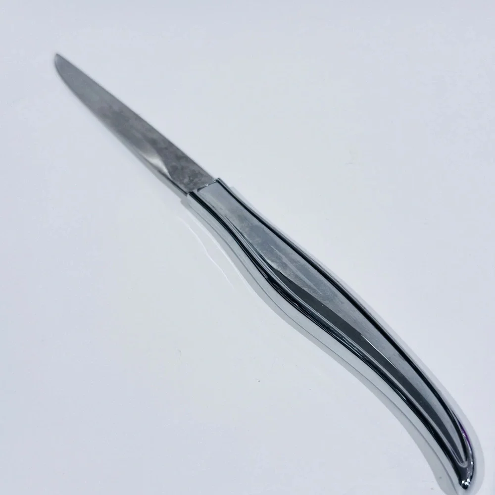 Vintage Carvel Hall Steak Knives Set‎ Of 6 W Display Stainless Steel Made In USA